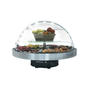 Buffet réfrigérée vitre arrondie à poser - 950