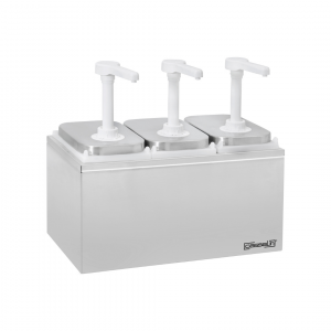 Pompe à sauce neutre 3 x 2 litres