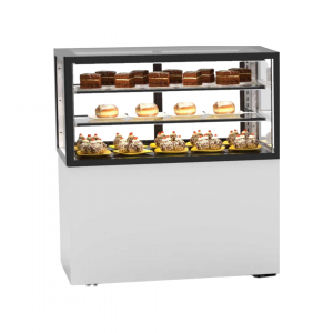 Vitrine de présentation chaude 3 niveaux - 1000