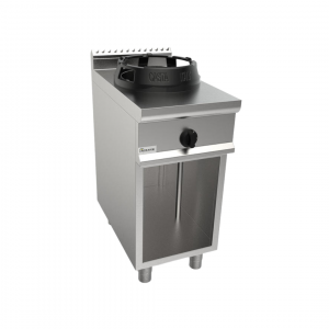 Cuisinière wok à gaz sur meuble ouvert 400x700x850mm 14kW