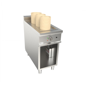 Cuiseur vapeur pour Dim Sum électrique sur meuble ouvert GN 1/1+1/3 38litres