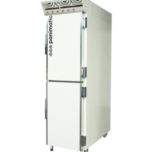 Armoire de fermentation - Chambre de pousse - 2 portes de 18 étages pour filets 600x800 - Armoire Vide