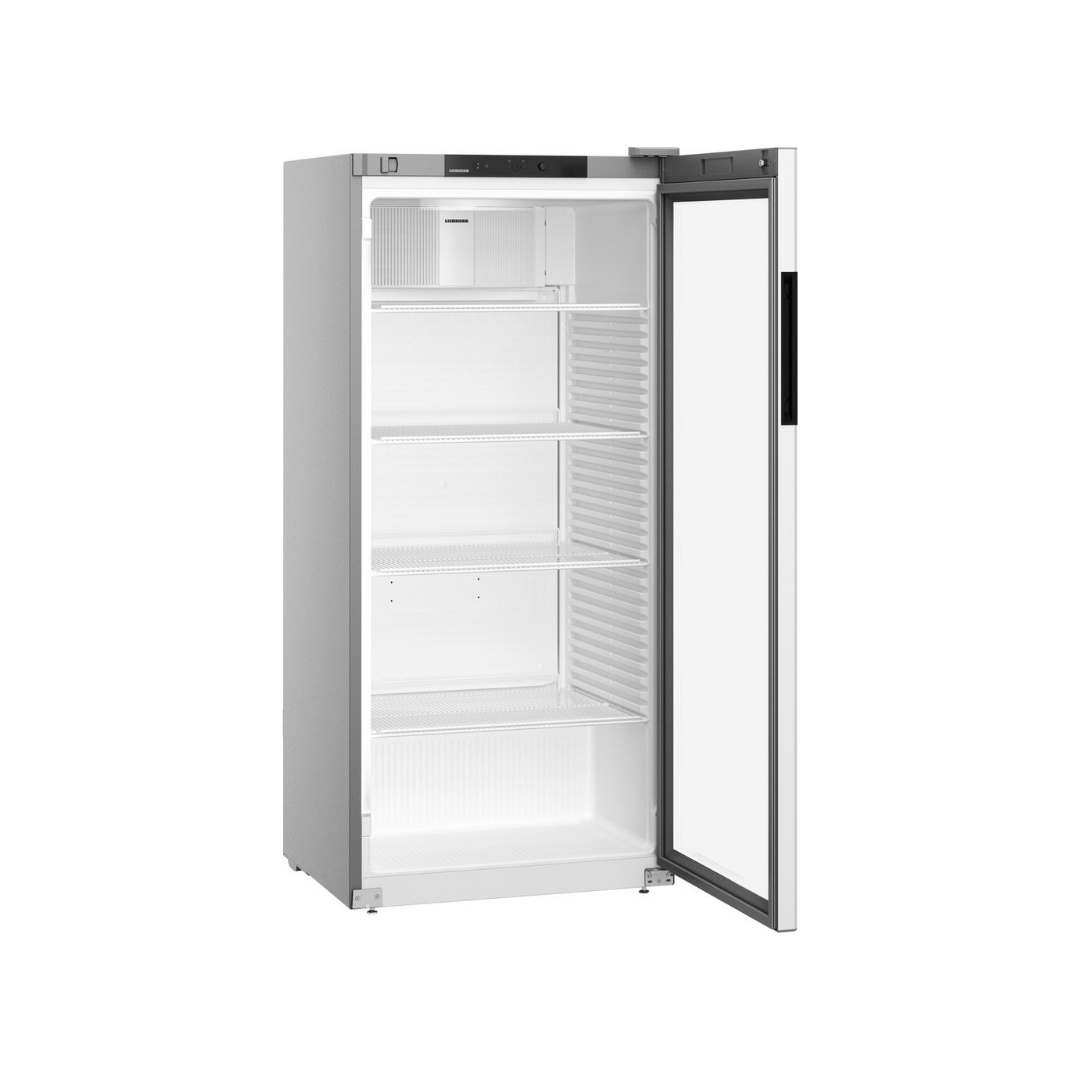 Armoire réfrigérée à boisson postive ventilée en epoxy blanc 1 porte vitrée - 569 litres