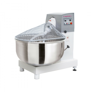 Pétrin à axe oblique 160 Kg - Tête fixe - 2 vitesses passage auto - Triphasé 400V