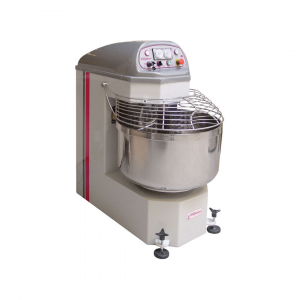 Pétrin à spirale 80 Kg - Tête fixe - 2 vitesses - 2 moteurs - Triphasé 400V