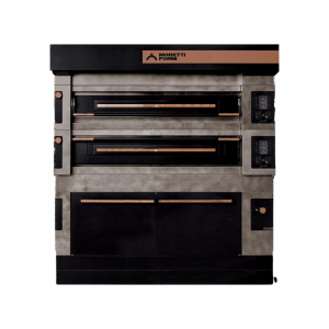 Four à pizza SERIE S ICON électrique 2 chambres avec étuve - 2 x 8 pizzas