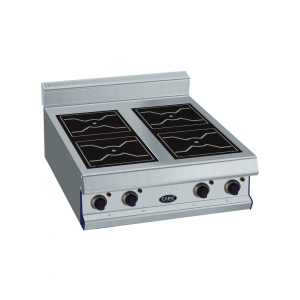 4 foyers vitrocéramique à poser 800x836x270/390mm