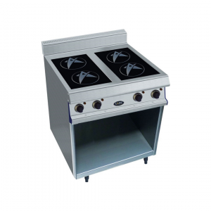 4 foyers inductions sur placard ouvert 800x836x900mm 20kW 400V