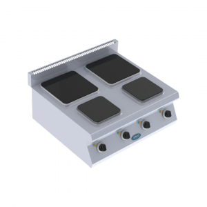 4 plaques électriques à poser 800x725x270/370mm